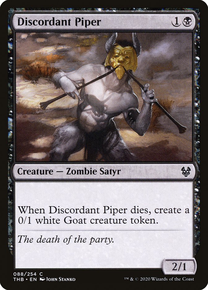 Discordant Piper [Theros Beyond Death] | Card Merchant Takapuna