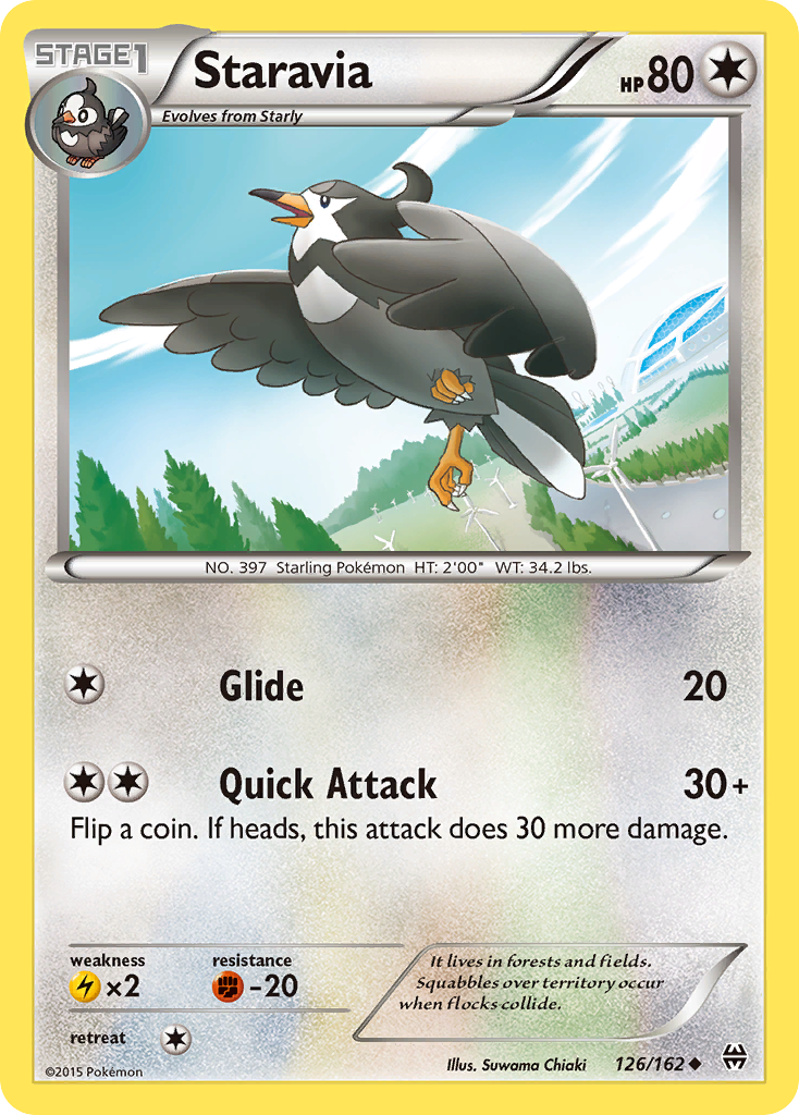 Staravia (126/162) [XY: BREAKthrough] | Card Merchant Takapuna