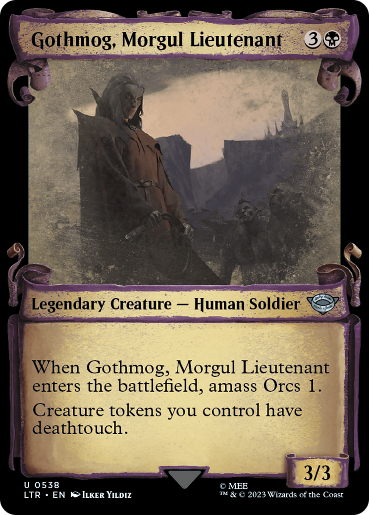 Gothmog, Morgul Lieutenant [The Lord of the Rings: Tales of Middle-Earth Showcase Scrolls] | Card Merchant Takapuna