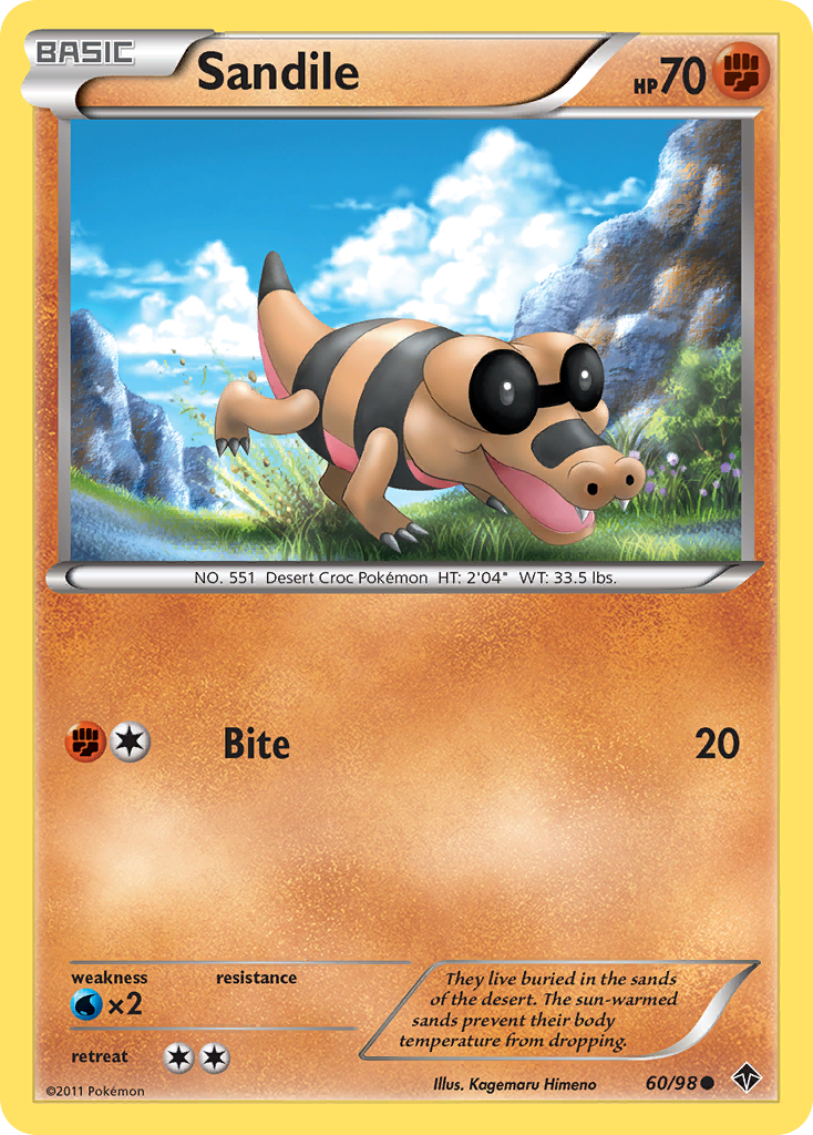 Sandile (60/98) [Black & White: Emerging Powers] | Card Merchant Takapuna