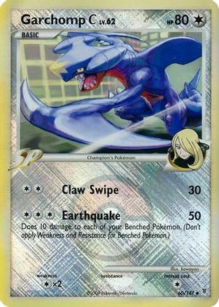 Garchomp C (60/147) (League Promo) [Platinum: Supreme Victors] | Card Merchant Takapuna