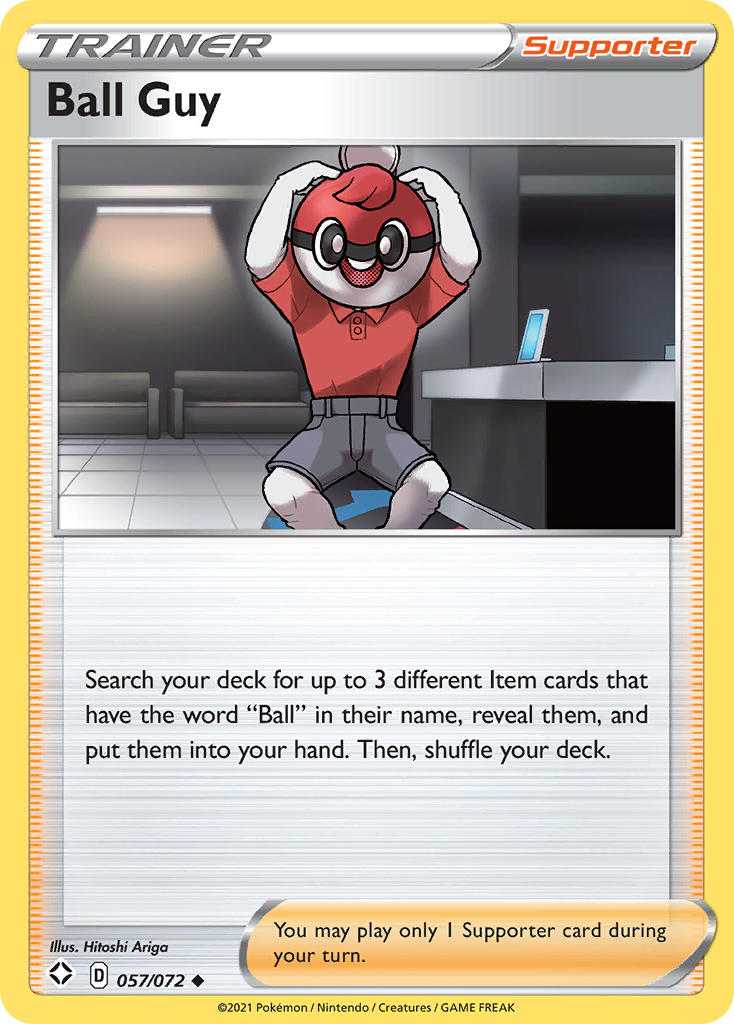 Ball Guy (057/072) [Sword & Shield: Shining Fates] | Card Merchant Takapuna