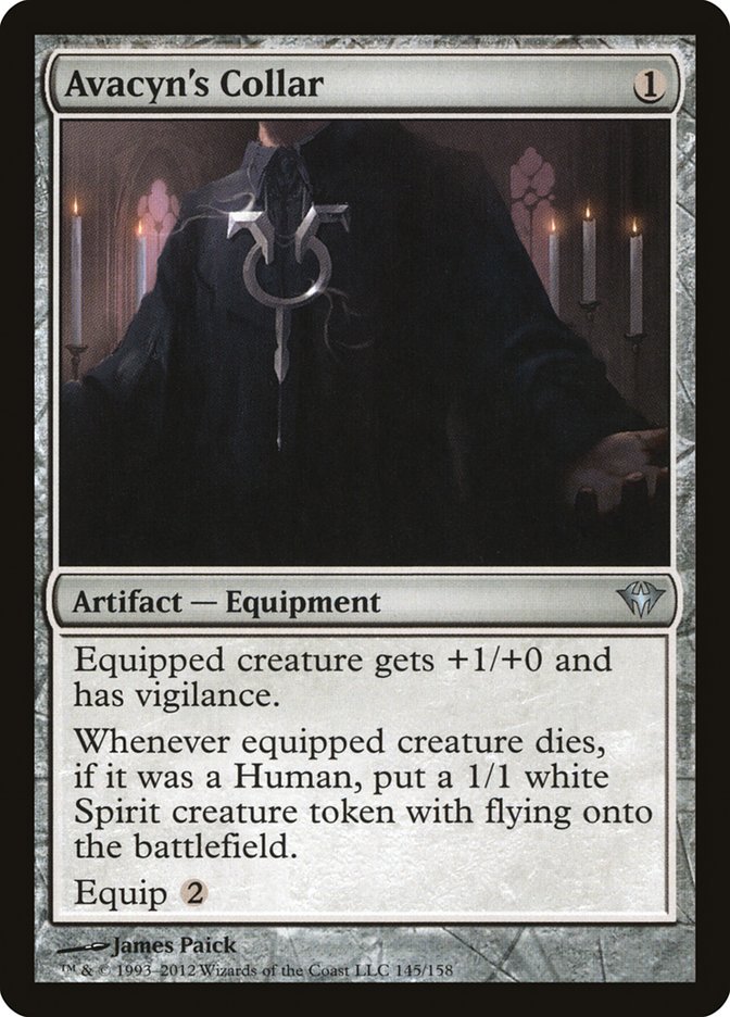 Avacyn's Collar [Dark Ascension] | Card Merchant Takapuna