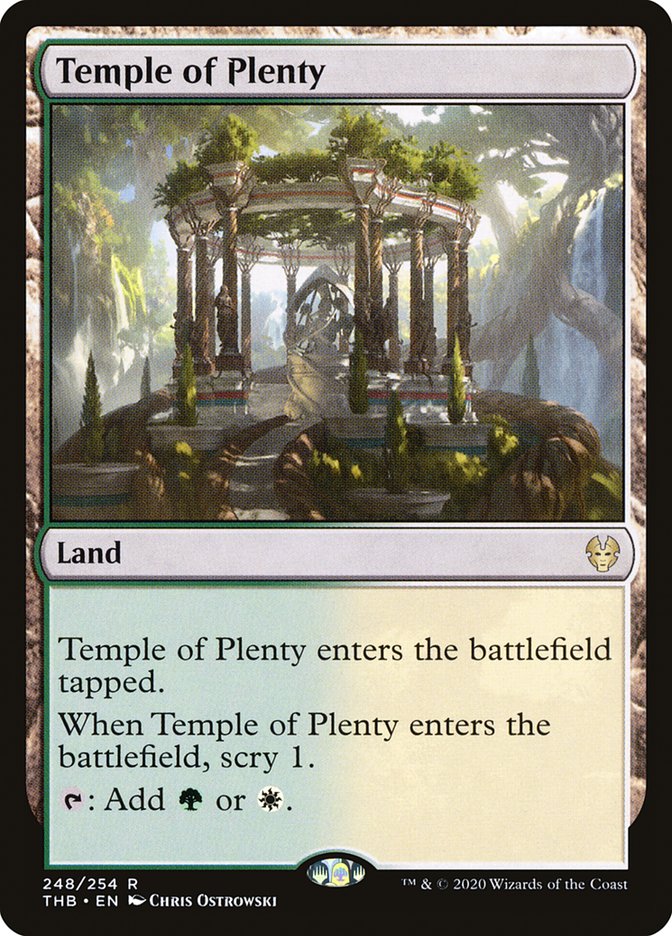 Temple of Plenty [Theros Beyond Death] | Card Merchant Takapuna