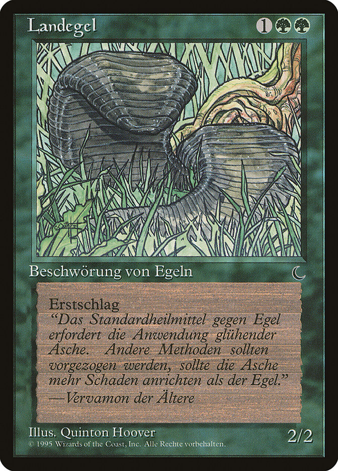 Land Leeches (German) - "Landegel" [Renaissance] | Card Merchant Takapuna