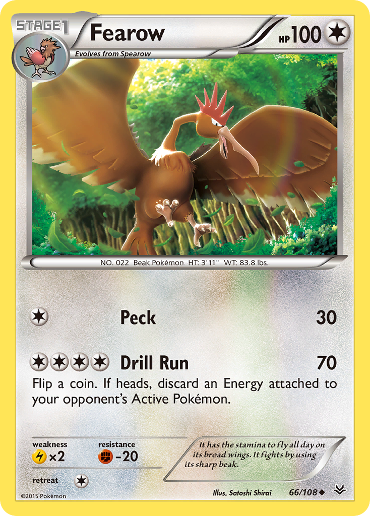 Fearow (66/108) [XY: Roaring Skies] | Card Merchant Takapuna