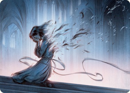 Fading Hope Art Card [Innistrad: Midnight Hunt Art Series] | Card Merchant Takapuna