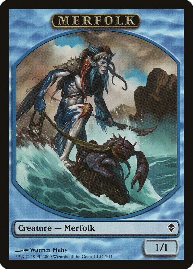 Merfolk Token [Zendikar Tokens] | Card Merchant Takapuna