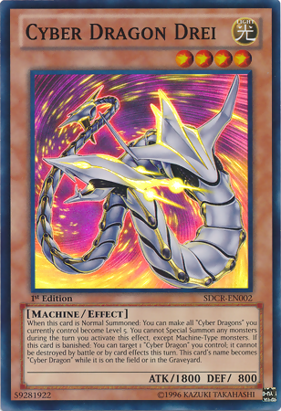 Cyber Dragon Drei [SDCR-EN002] Super Rare | Card Merchant Takapuna