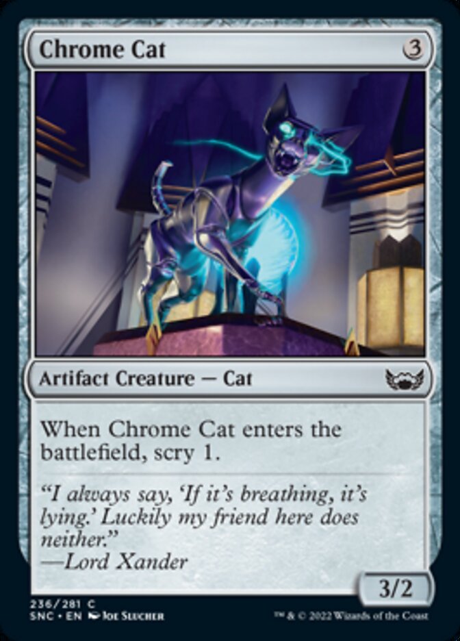 Chrome Cat [Streets of New Capenna] | Card Merchant Takapuna