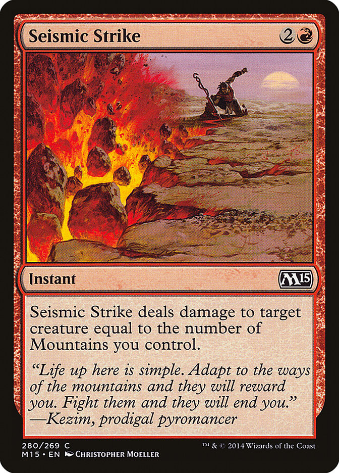 Seismic Strike [Magic 2015] | Card Merchant Takapuna