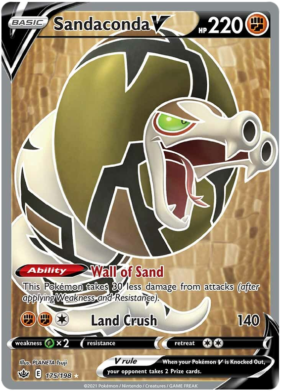 Sandaconda V (175/198) [Sword & Shield: Chilling Reign] | Card Merchant Takapuna