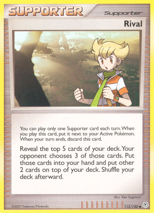 Rival (113/130) [Diamond & Pearl: Base Set] | Card Merchant Takapuna