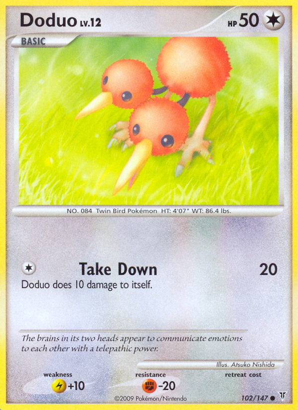 Doduo (102/147) [Platinum: Supreme Victors] | Card Merchant Takapuna