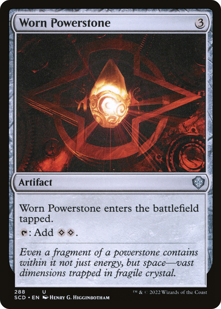 Worn Powerstone [Starter Commander Decks] | Card Merchant Takapuna