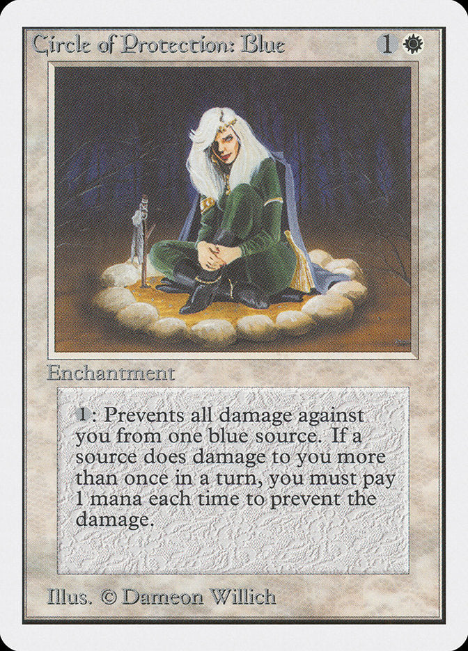 Circle of Protection: Blue [Unlimited Edition] | Card Merchant Takapuna