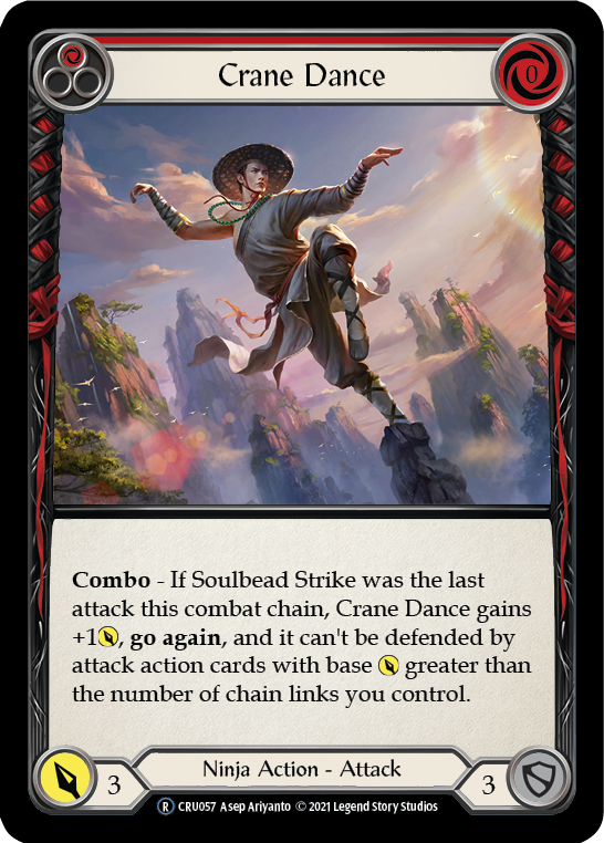 Crane Dance (Red) [U-CRU057] (Crucible of War Unlimited)  Unlimited Normal | Card Merchant Takapuna