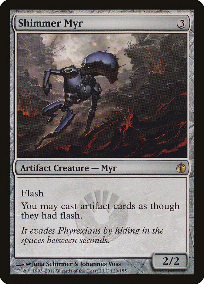 Shimmer Myr [Mirrodin Besieged] | Card Merchant Takapuna