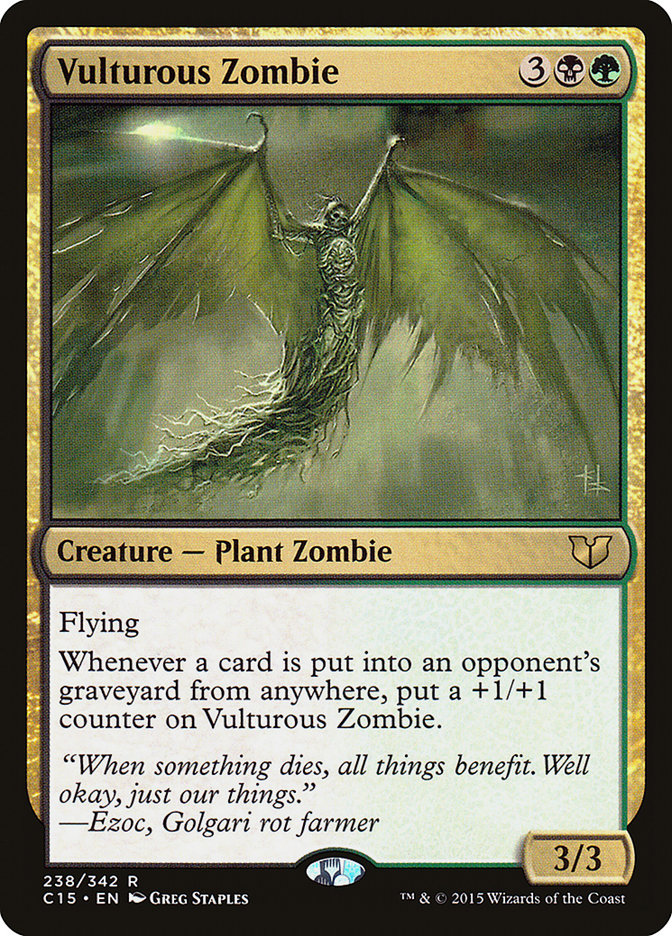 Vulturous Zombie [Commander 2015] | Card Merchant Takapuna