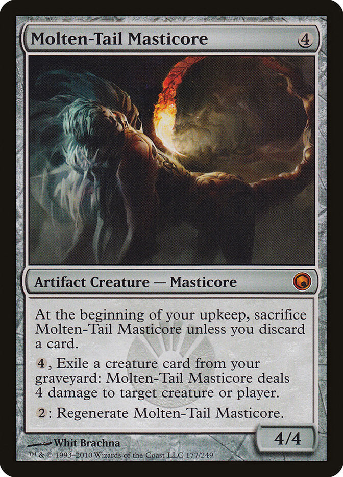 Molten-Tail Masticore [Scars of Mirrodin] | Card Merchant Takapuna