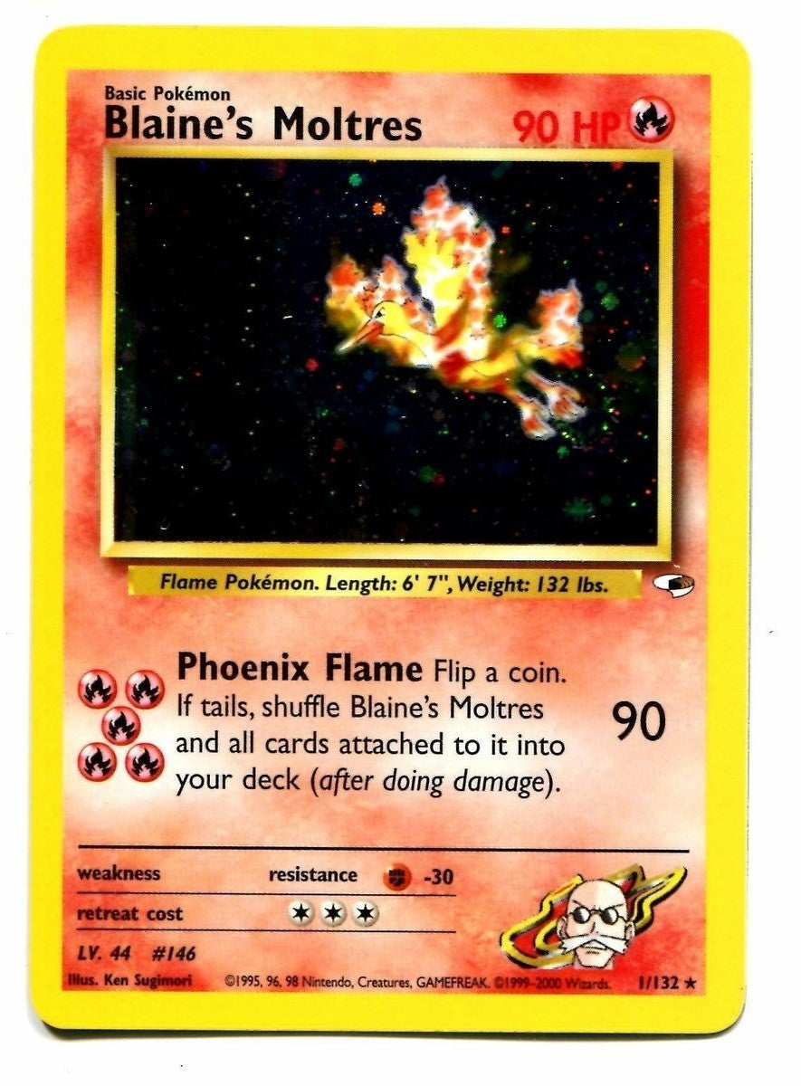 Blaine's Moltres (1/132) [Gym Heroes Unlimited] | Card Merchant Takapuna