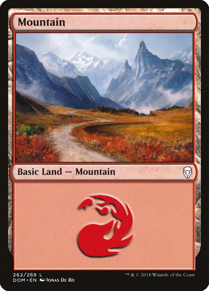 Mountain (262) [Dominaria] | Card Merchant Takapuna