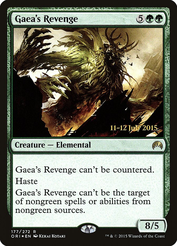 Gaea's Revenge [Magic Origins Prerelease Promos] | Card Merchant Takapuna