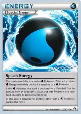 Splash Energy (113/122) (Ninja Blitz - Cody Walinski) [World Championships 2016] | Card Merchant Takapuna