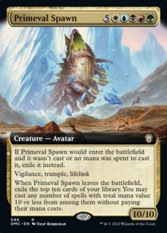 Primeval Spawn (Extended Art) [Dominaria United Commander] | Card Merchant Takapuna