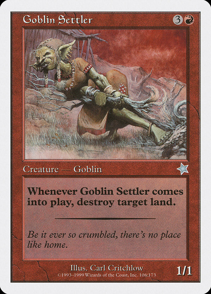 Goblin Settler [Starter 1999] | Card Merchant Takapuna