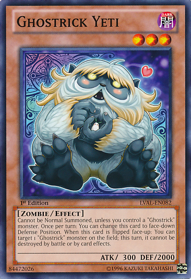 Ghostrick Yeti [LVAL-EN082] Common | Card Merchant Takapuna