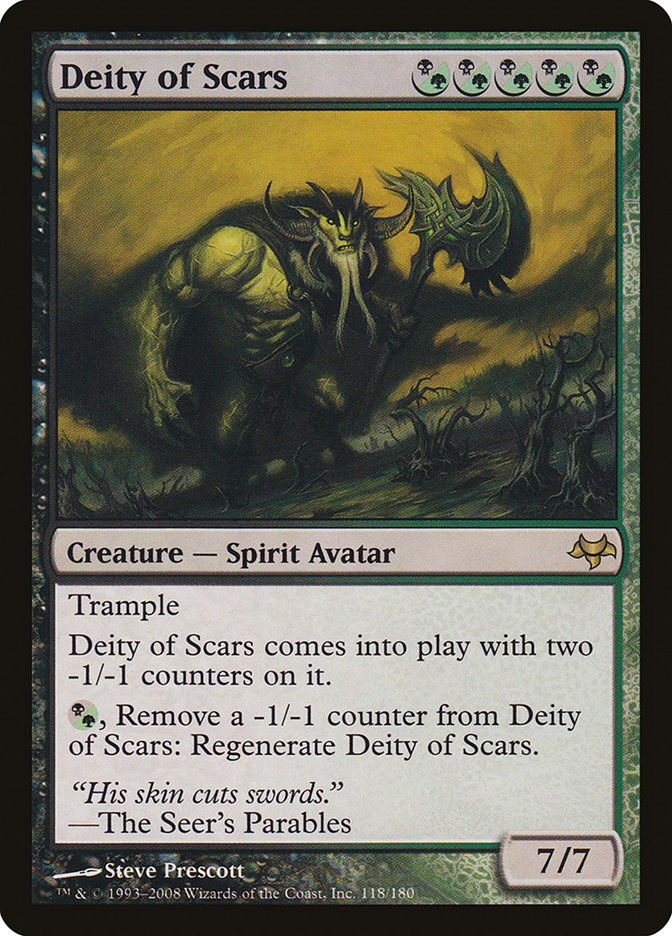 Deity of Scars [Eventide] | Card Merchant Takapuna