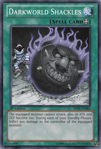 Darkworld Shackles [BP01-EN083] Common | Card Merchant Takapuna