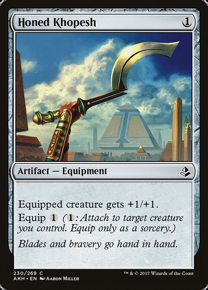 Honed Khopesh [Amonkhet] | Card Merchant Takapuna