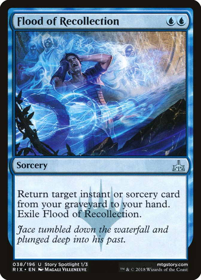 Flood of Recollection [Rivals of Ixalan] | Card Merchant Takapuna