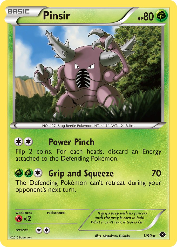 Pinsir (1/99) [Black & White: Next Destinies] | Card Merchant Takapuna