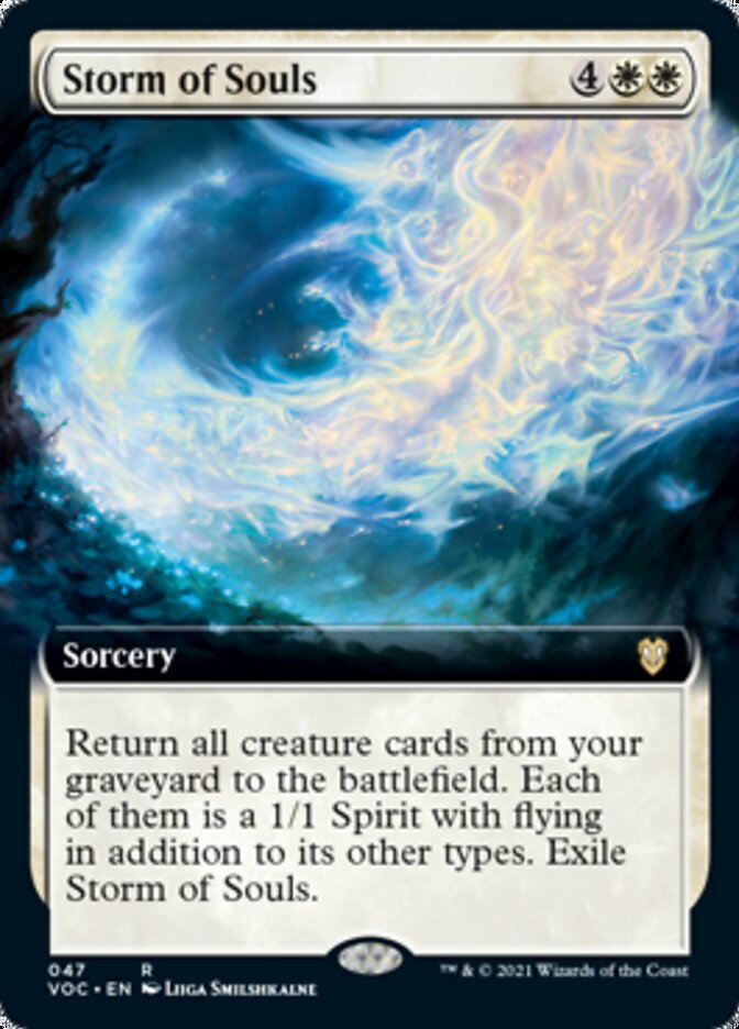 Storm of Souls (Extended Art) [Innistrad: Crimson Vow Commander] | Card Merchant Takapuna