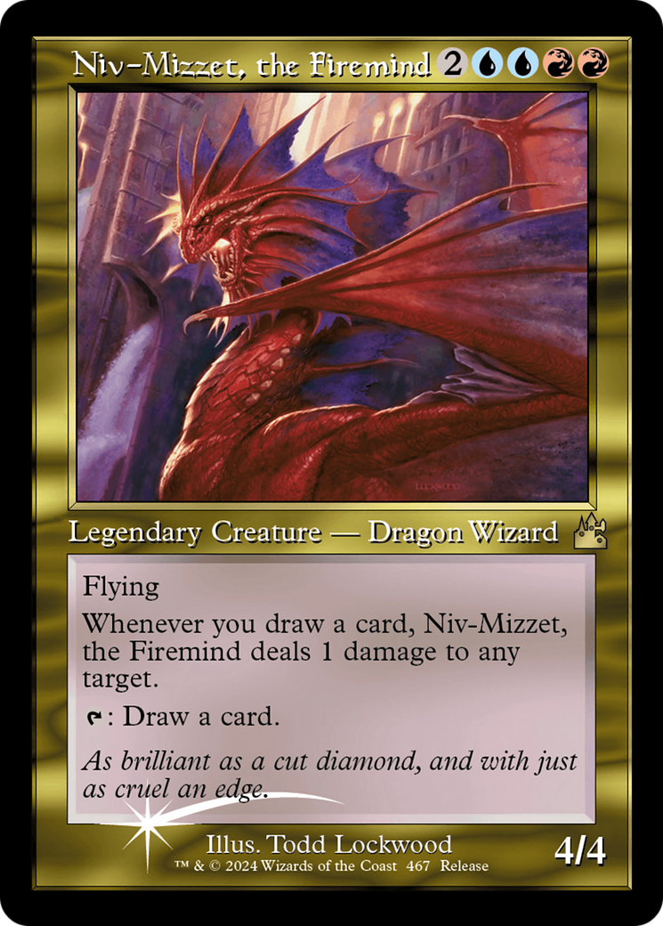 Niv-Mizzet, the Firemind (Retro Frame) [Ravnica Remastered] | Card Merchant Takapuna