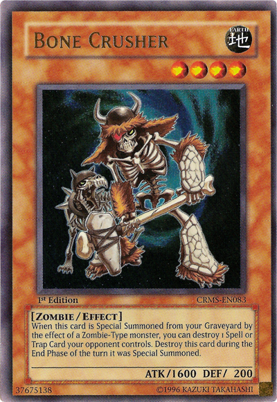 Bone Crusher [CRMS-EN083] Ultra Rare | Card Merchant Takapuna