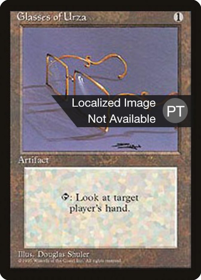 Glasses of Urza [Fourth Edition (Foreign Black Border)] | Card Merchant Takapuna