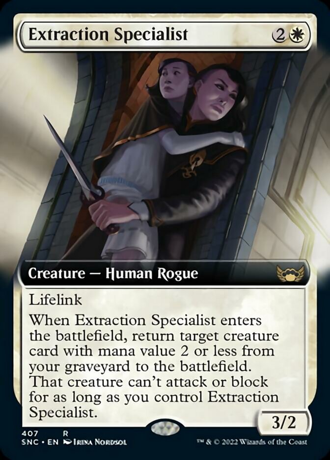 Extraction Specialist (Extended Art) [Streets of New Capenna] | Card Merchant Takapuna