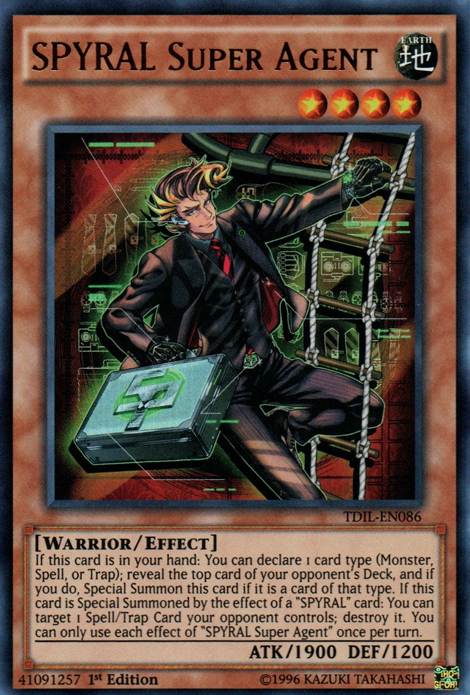 SPYRAL Super Agent [TDIL-EN086] Ultra Rare | Card Merchant Takapuna