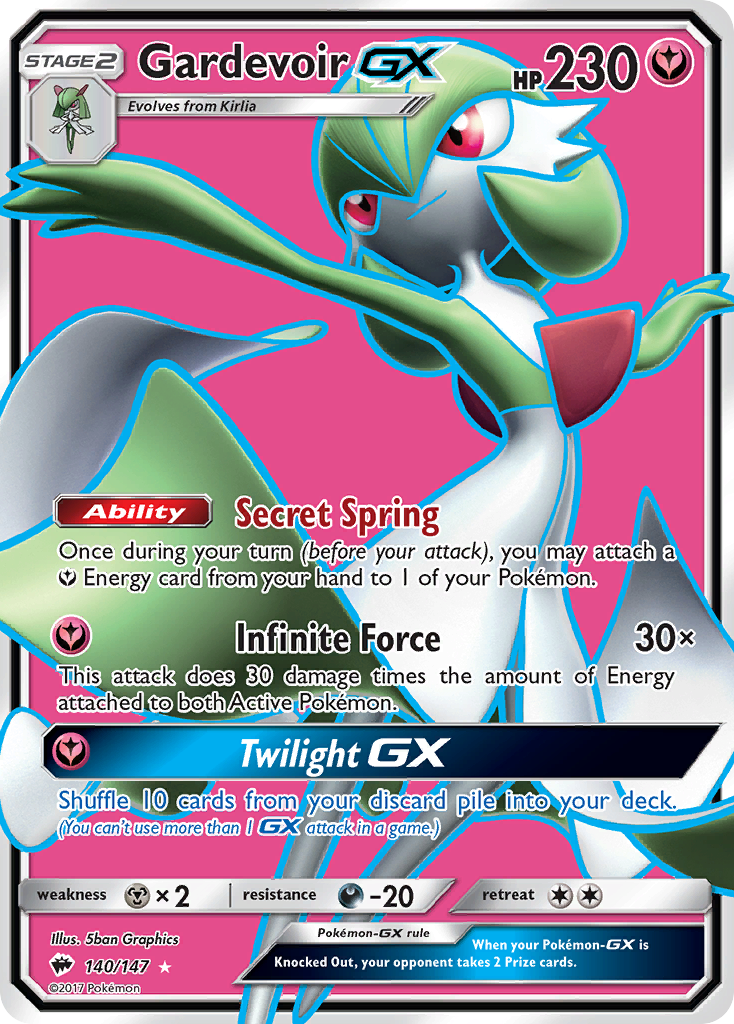 Gardevoir GX (140/147) [Sun & Moon: Burning Shadows] | Card Merchant Takapuna