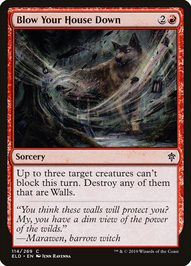 Blow Your House Down [Throne of Eldraine] | Card Merchant Takapuna