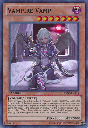 Vampire Vamp [PRIO-EN085] Super Rare | Card Merchant Takapuna