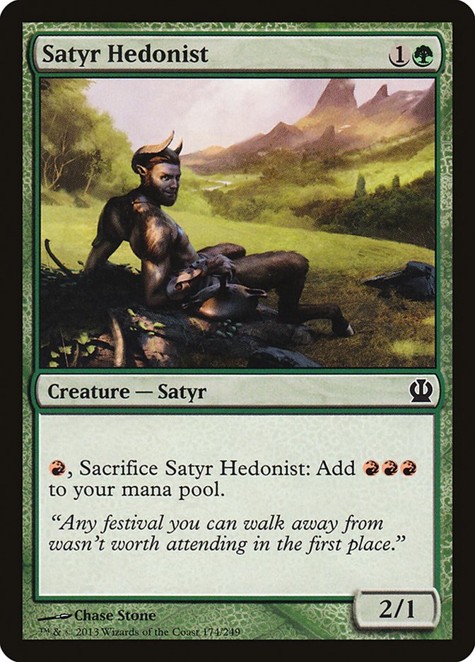 Satyr Hedonist [Theros] | Card Merchant Takapuna