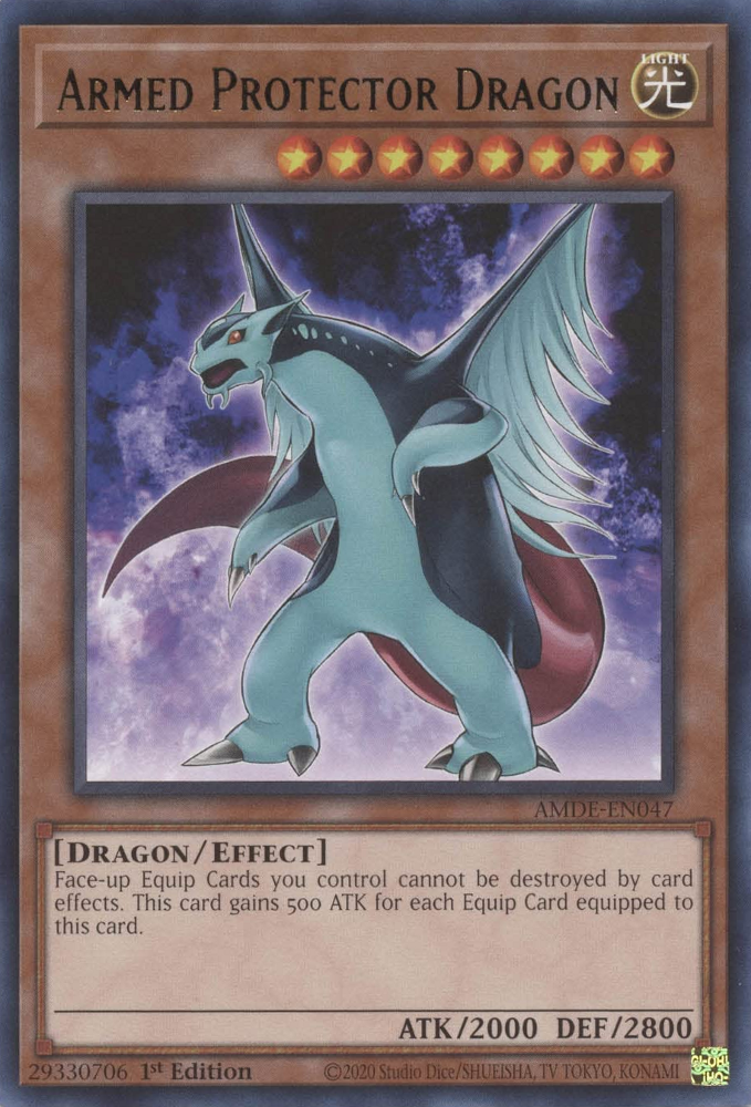 Armed Protector Dragon [AMDE-EN047] Rare | Card Merchant Takapuna