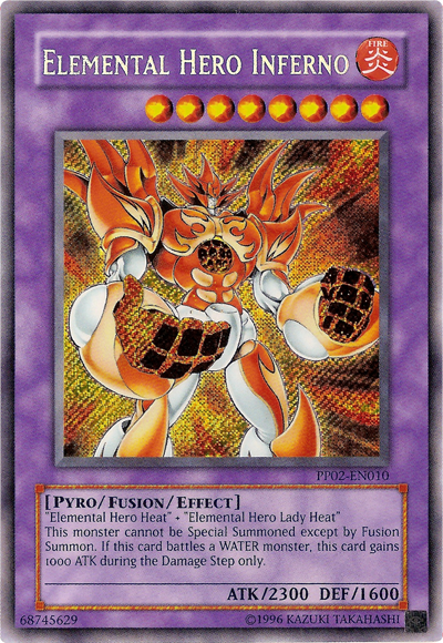 Elemental Hero Inferno [PP02-EN010] Secret Rare | Card Merchant Takapuna