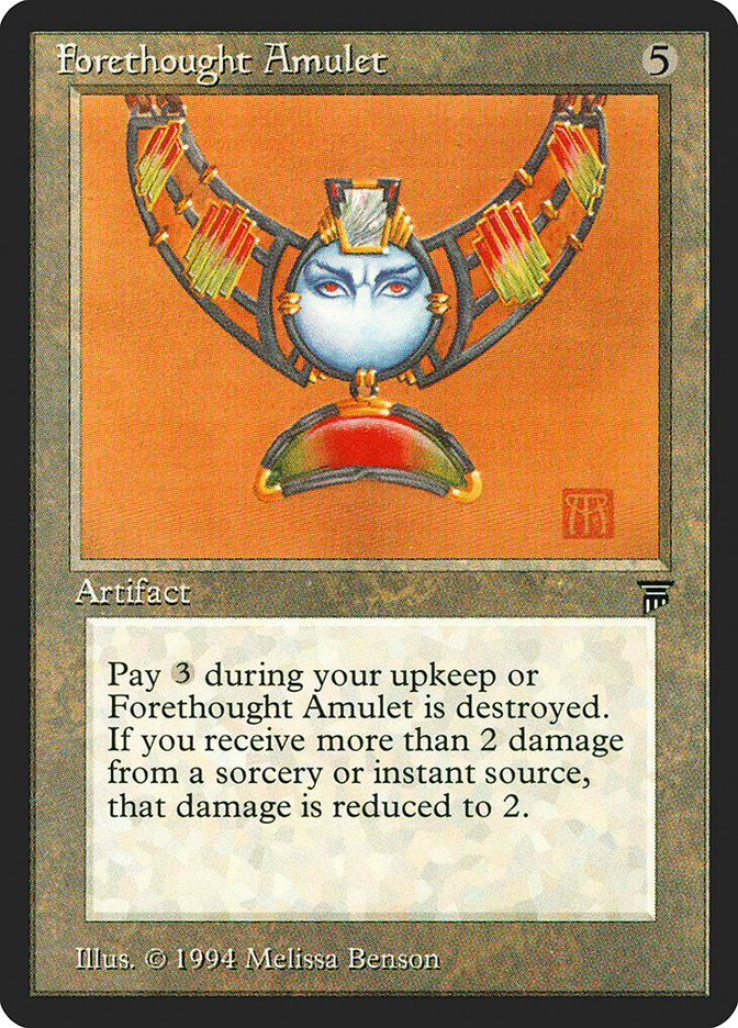 Forethought Amulet [Legends] | Card Merchant Takapuna