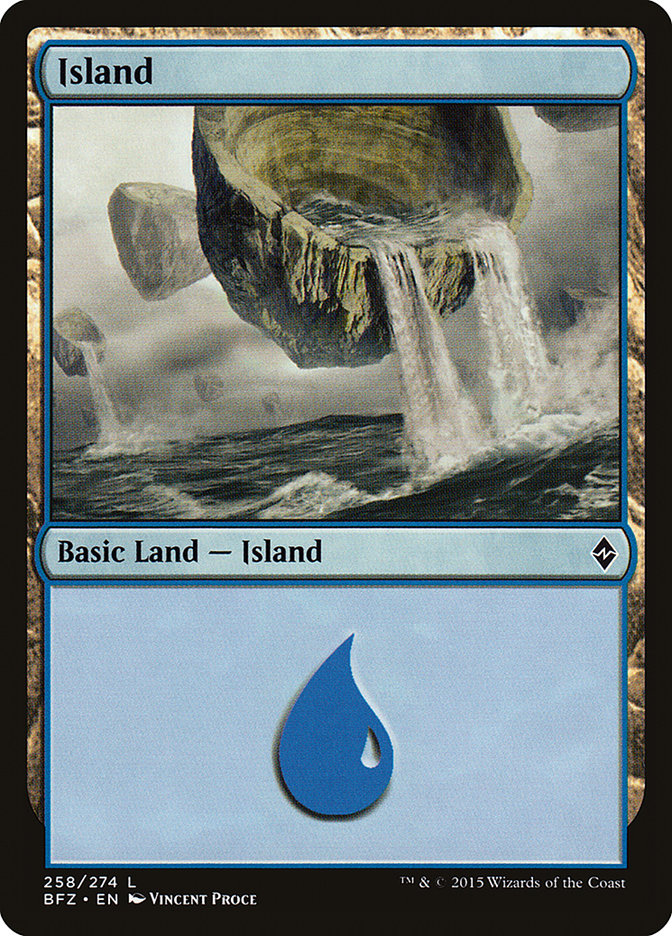 Island (258) [Battle for Zendikar] | Card Merchant Takapuna